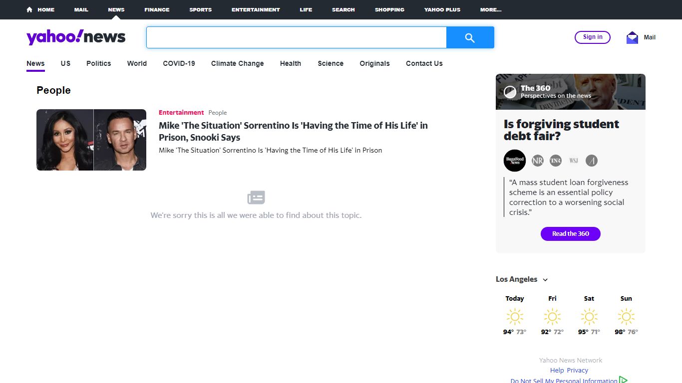 People Latest News and Headlines - Yahoo! News